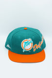Vintage Miami Dolphins Snapback Side Script Apex One Wool