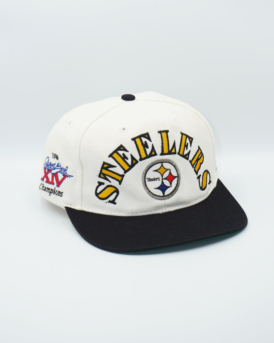 Vintage Pittsburgh Steelers Super Bowl Champions Annco Snapback Wool Cap Hat