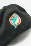 Vintage Miami Dolphins ANNCO Champion Hat Blackdome New With Tag WOOL