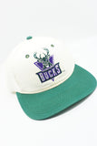 Vintage Milwaukee Bucks Drew Pearson Cream Dome