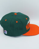 Vintage Miami Hurricanes The Game Wool Snapback Hat NCAA Sports 2 Live