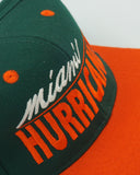 Vintage Miami Hurricanes The Game Wool Snapback Hat NCAA Sports 2 Live
