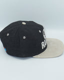 Vintage Los Angeles Raiders Helmet Logo Snapback Wool - Suede Brim Rare