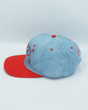 Vintage Louisville Cardinals Denim Snapback Hat By All Pro NCAA Sports