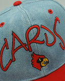 Vintage Louisville Cardinals Denim Snapback Hat By All Pro NCAA Sports