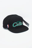 Vintage Boston Celtics Script Sports Specialties Black Dome New With Tag WOOL
