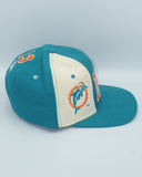 Vintage Miami Dolphins Starter Tripower Snapback Side MARINO Wool