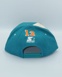 Vintage Miami Dolphins Starter Tripower Snapback Side MARINO Wool