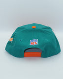 Vintage Miami Dolphins Snapback Side Script Apex One Wool