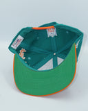 Vintage Miami Dolphins Snapback Side Script Apex One Wool