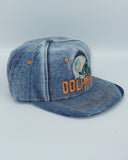 Vintage Miami Dolphins Helmet Logo Snapback Rare By Universal