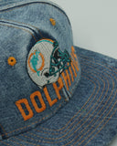 Vintage Miami Dolphins Helmet Logo Snapback Rare By Universal