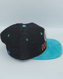 Vintage Miami Dolphins Helmet Logo Snapback Wool - Suede Brim Rare