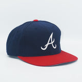 Vintage Atlanta Braves Sports Specialties Plain Logo Wool Snapback Hat MLB