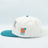 Vintage MIAMI DOLPHINS Pro Line Sports Specialties Pro Laser Line Hat Snapback WOOL