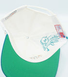 Vintage MIAMI DOLPHINS Pro Line Sports Specialties Pro Laser Line Hat Snapback WOOL