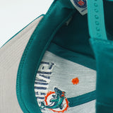 Vintage Miami Dolphins Logo Athletic Snapback Teal Hat NFL Football WOOL New Without Tag