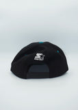 Vintage MIAMI DOLPHINS STARTER Spellout Black Dome -New Without Tag WOOL