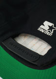 Vintage MIAMI DOLPHINS STARTER Spellout Black Dome -New Without Tag WOOL
