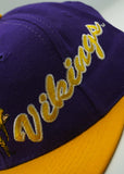 Vintage Minnesota Vikings Apex One Side Script Purple New Without Tag WOOL