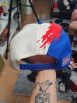 Vintage Rare 90's New York Giants Logo Athletic Pro Line Splash Snapback Hat
