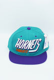 Vintage Blue - NBA Charlotte Hornets 1990s Snapback AJD Wool New W/ Tags