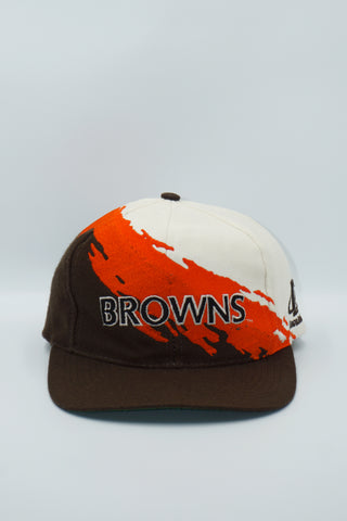 Vintage Rare Cleveland Browns Paint Splash by Logo Athletic - WOOL