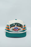 Vintage Rare Miami Dolphins Diamond Cut by Logo Athletic - New Without Tag WOOL