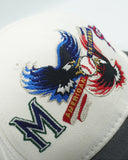 Vintage Milwaukee Brewers vs St. Louis Cardinals 1997 American Needle Inc 100% Cotton