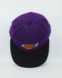 VINTAGE LOS ANGELES LAKERS AJD Rare Purple Melton Wool