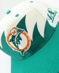 Vintage Miami Dolphins Logo Athletic Shark Tooth - New Without Tag WOOL