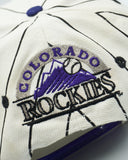 Vintage Colorado Rockies Logo 7 Pinstripe New Without Tag - WOOL