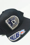 Vintage Dallas Cowboys Drew Pearson Brim Print OG LOGO Blockhead New With Tag WOOL