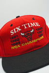 Vintage Chicago Bulls Headmasters Six Time Champions Wool