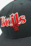 Vintage Chicago Bulls New Era Pro Mode Blackdome New Without Tag WOOL