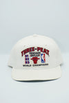 Vintage Chicago Bulls Youngan Three-Peat World Champions White