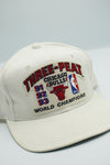 Vintage Chicago Bulls Youngan Three-Peat World Champions White