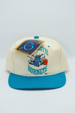 Vintage Charlotte Hornets GCAP Off White Cream New With Tag WOOL