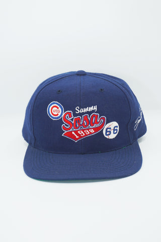 Vintage Sammy Sosa Chicago Cubs 1998 Mlb Blue