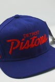 Vintage Detroit Pistons Sports Specialties Single Line Script New With Tag WOOL