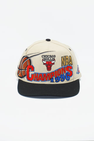 Vintage Chicago Bulls 1996 Championship HAT Logo Athletic  WOOL