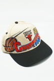 Vintage Chicago Bulls 1996 Championship HAT Logo Athletic  WOOL