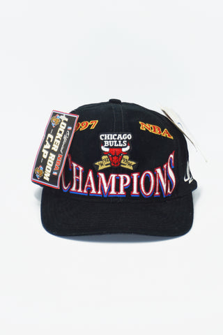 Vintage Chicago Bulls Logo Athletic 1997 Championship Hat New With Complete Tags