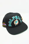 Vintage Miami Dolphins ANNCO Champion Hat Blackdome New With Tag WOOL