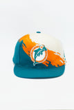 Vintage Miami Dolphins Logo Athletic Splash Paint Almost New WOOL