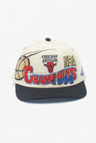 Vintage Chicago BullsLogo Athletic 1996 Champion Hat NO LEATHER BALL WOOL