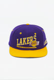 Vintage Los Angeles Lakers AJD Over the Feet Spellout - WOOL