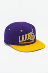 Vintage Los Angeles Lakers AJD Over the Feet Spellout - WOOL