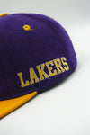 Vintage Los Angeles Lakers AJD Over the Feet Spellout - WOOL