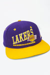 Vintage Los Angeles Lakers AJD Over the Feet Spellout - WOOL